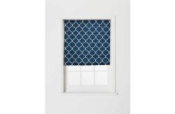 Collection Trellis Roller Blind - 4ft - Indigo